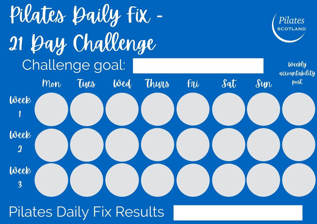 Pilates daily fix - 21 day challenge